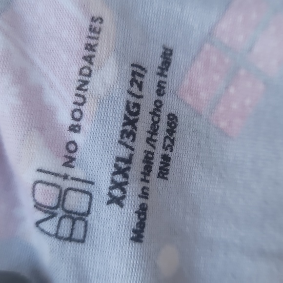 No boundaries xxl 21 plus size Christmas corgis leggings gray tan red - Picture 2 of 5